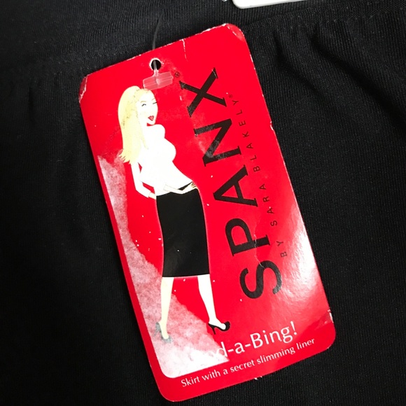 Spanx Bod-a-bing Pencil 028 skirt  BLACK NEW - Picture 3 of 7