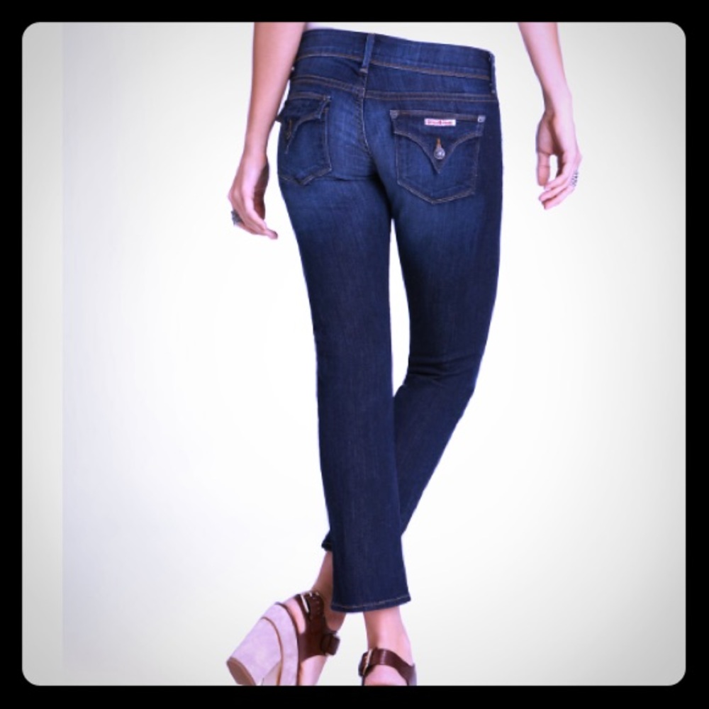 Hudson Jeans "Beth" Mid Rose Crop Baby Boot - 25