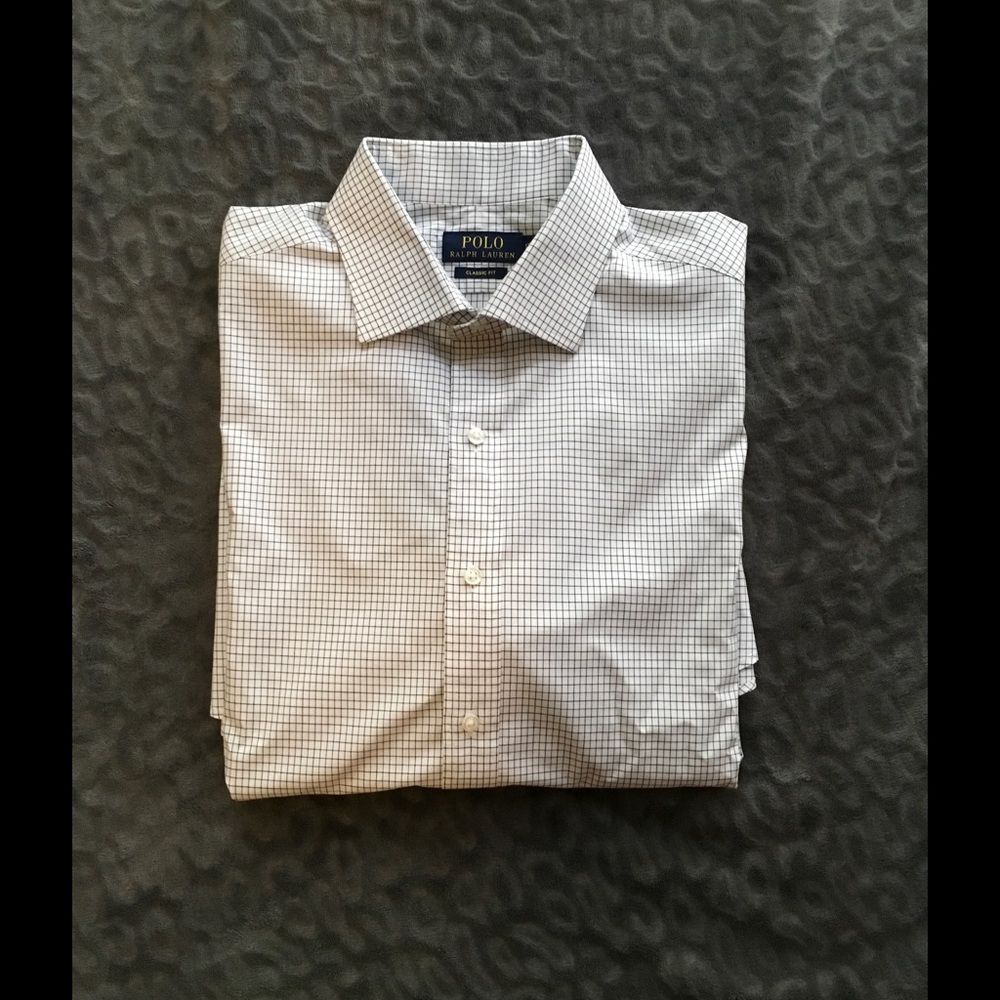 Men's Polo Dress Shirt XL