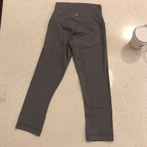 Lululemon align crop (slate), size 2