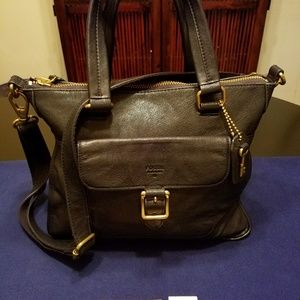 Fossil Becca Satchel - Black Leather