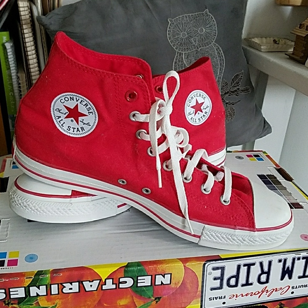 Men's Red Chuck Taylor sneakers