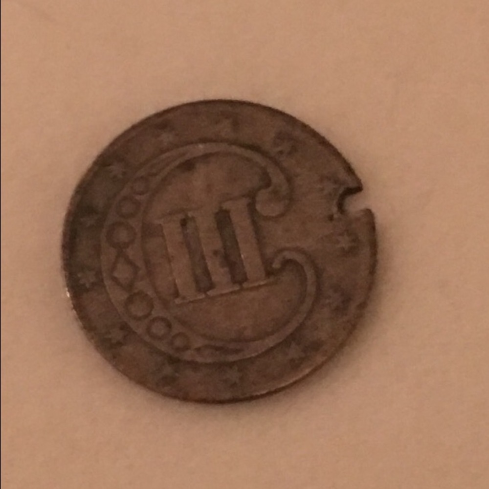 🎀1852 three cent