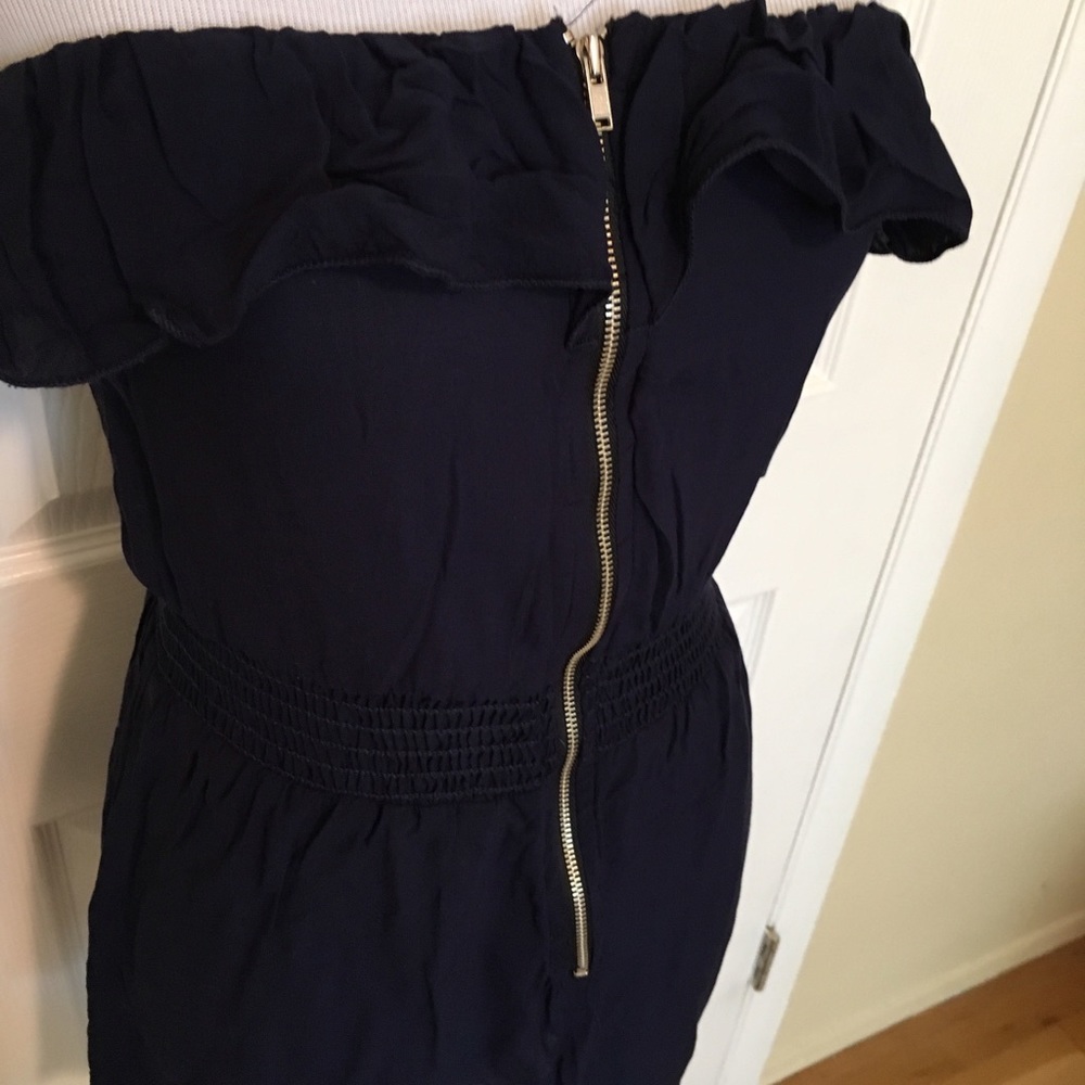 Little dark blue summer dress