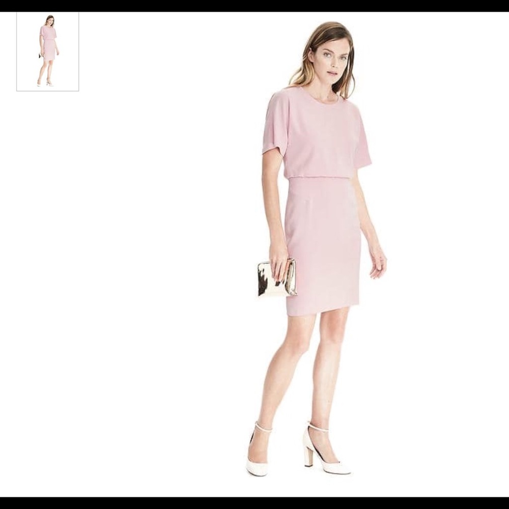 Banana republic drape back dress