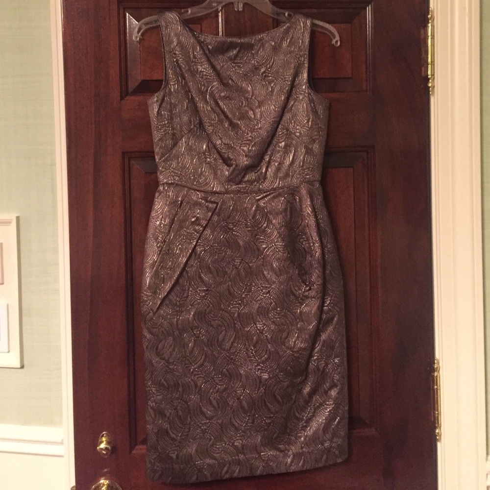 Banana Republic Metallic Cocktail Dress