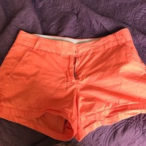 Coral j crew chinos size 6