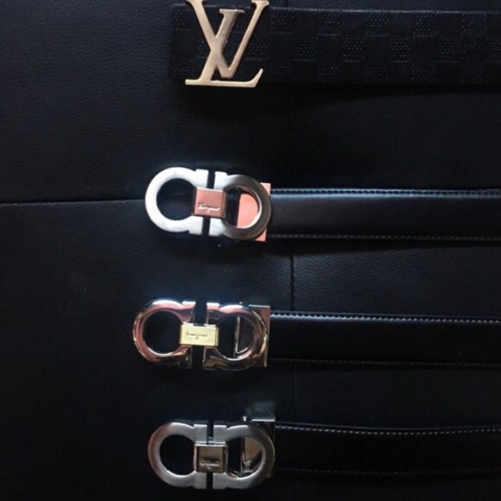 Ferragamo belts (Silver buckle)