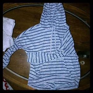 Light striped hoodie