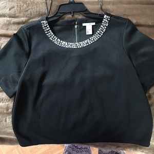 Zip up pretty party top