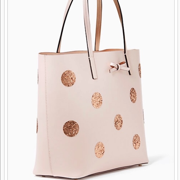 🎉HP🎉 Kate Spade large leather tote - Picture 3 of 8