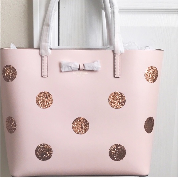 🎉HP🎉 Kate Spade large leather tote - Picture 5 of 8