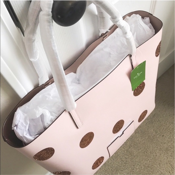 🎉HP🎉 Kate Spade large leather tote - Picture 7 of 8