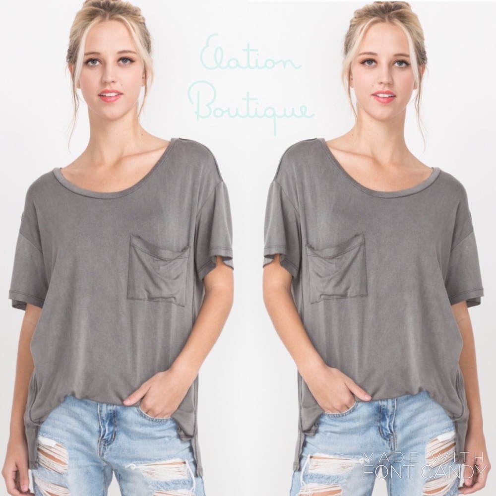 The Perfect Pocket Tee- 1 Small Remains! - Picture 2 of 3
