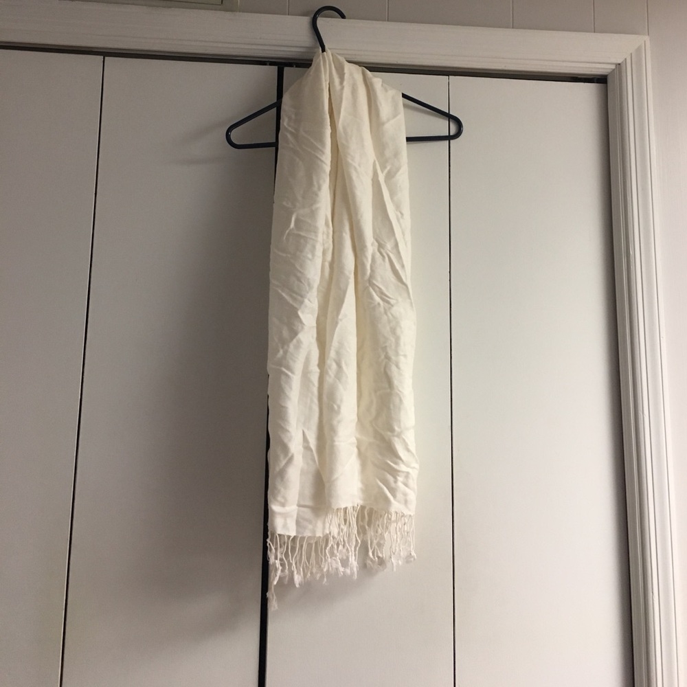 Cream scarf