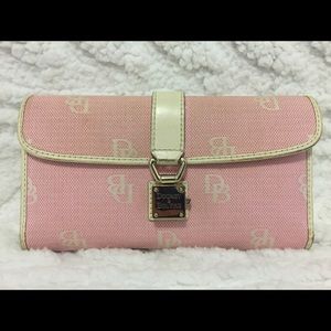 Dooney & Bourke Large Pink Wallet