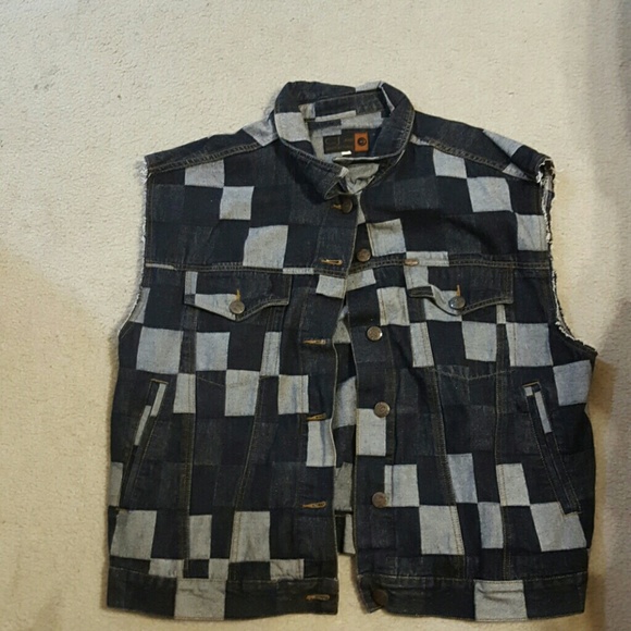Ladie Jean Jacket/Vest - Picture 1 of 2