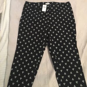 J. Jill Skinny Crop Black Pants