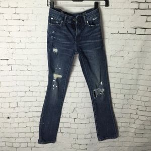 GAP distressed jeans.