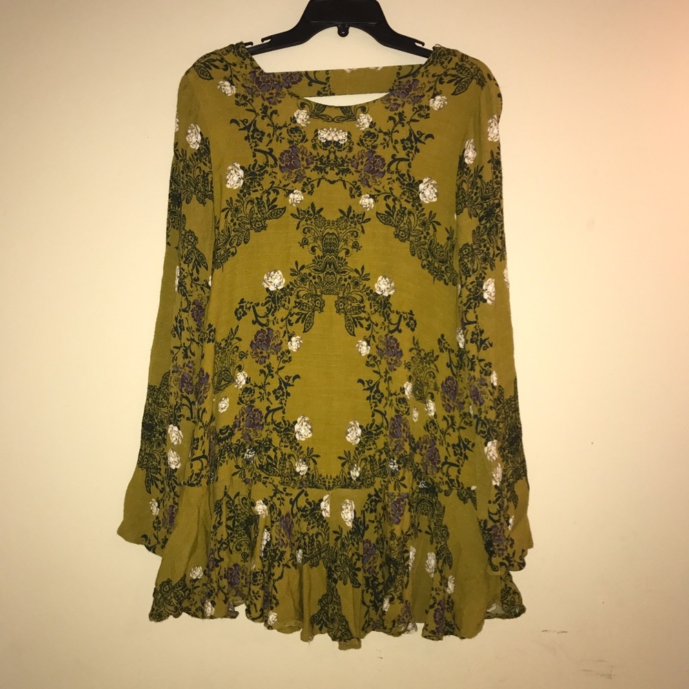 Free People Smooth Talker Floral Print Tunic