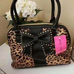 Betsey Johnson Cheetah Print Bag