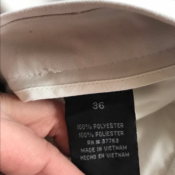 Light Khaki sz 36 Perry Ellis shorts EUC c - Picture 4 of 5