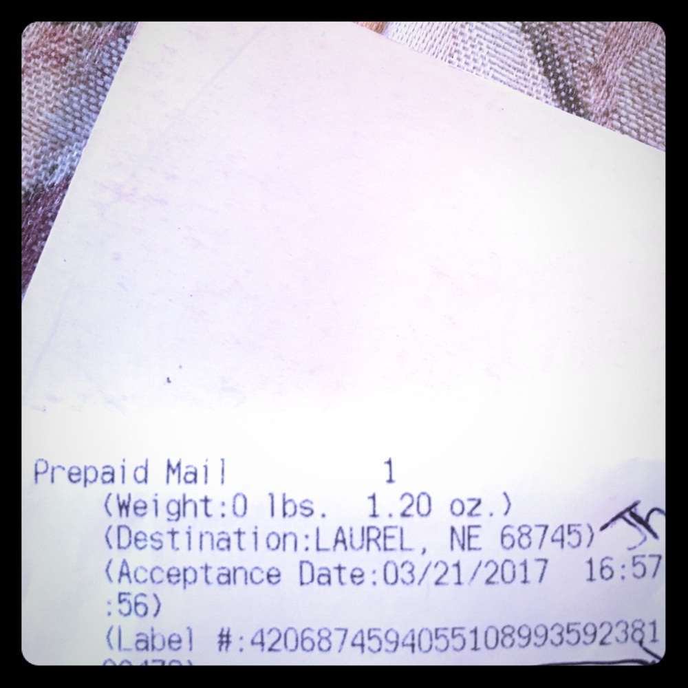 PROOF OF SHIPPING!!
