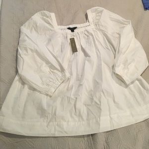Gorgeous white peasant top! J. Crew! Summer ready!