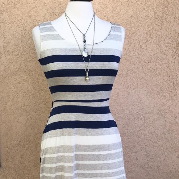 Striped Jersey Dress - Picture 5 of 7