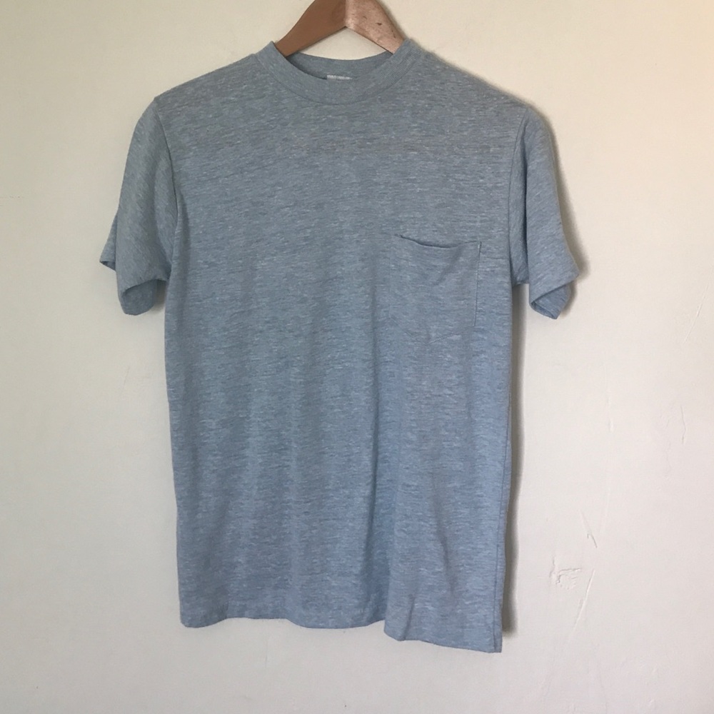 Perfect Cornflower value Vintage Pocket Tee