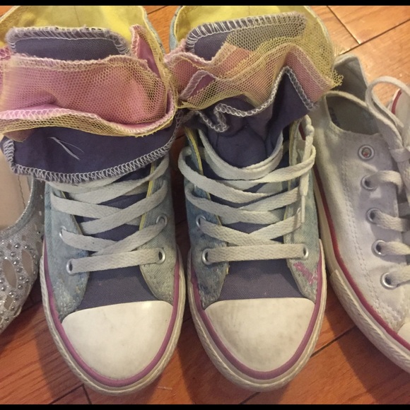 2 converse and summer flats size 1 - Picture 3 of 4