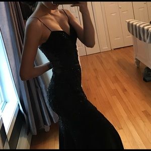 Gorgeous New Black Cache Prom Dress
