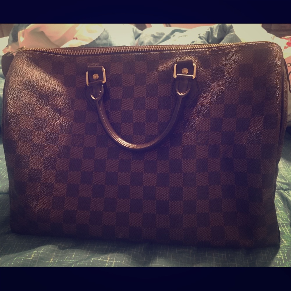 Authentic louis vuitton handbag Original speedy 35