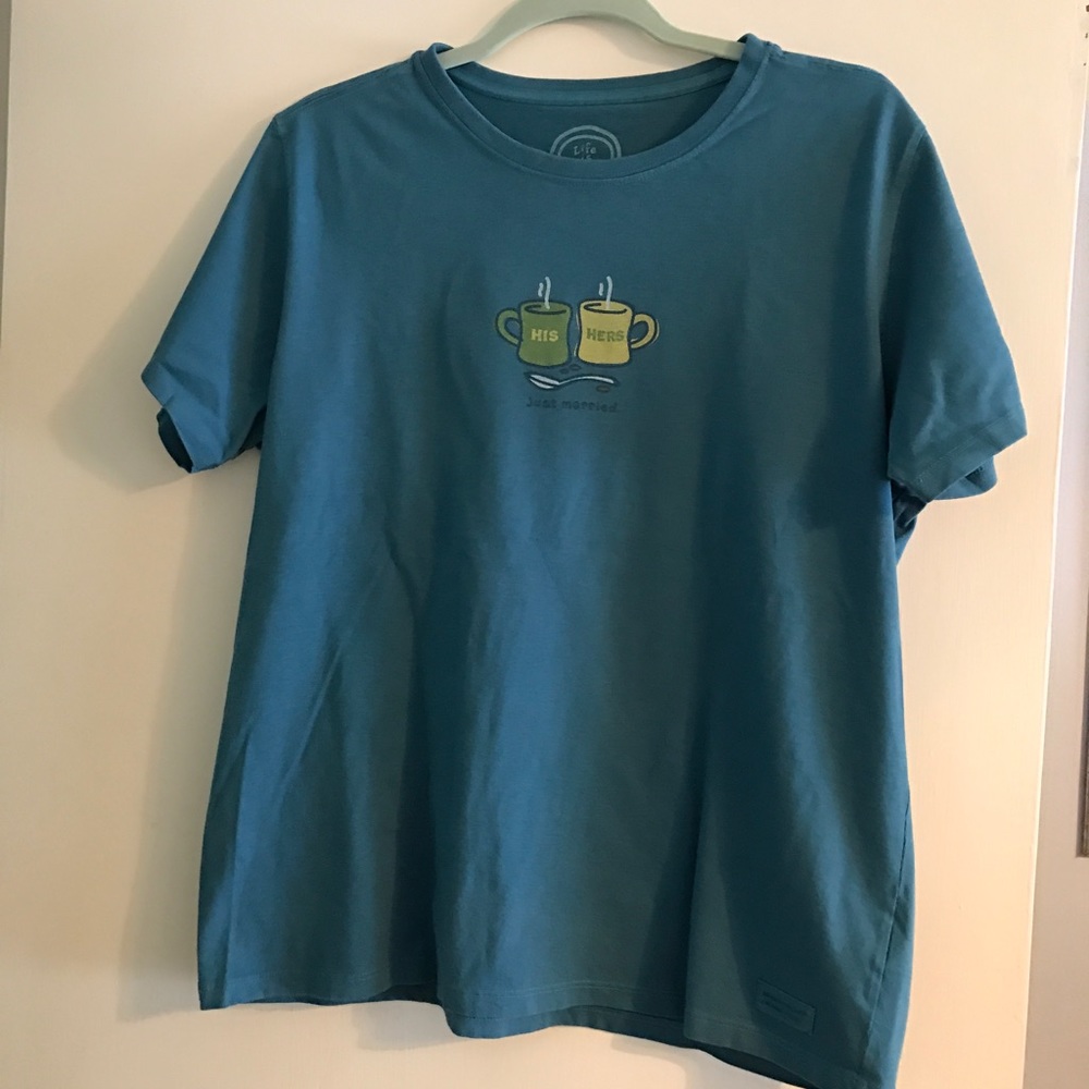 Life is Good Tshirt. Large