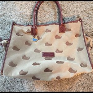 Authentic dooney & bourke duck print tote