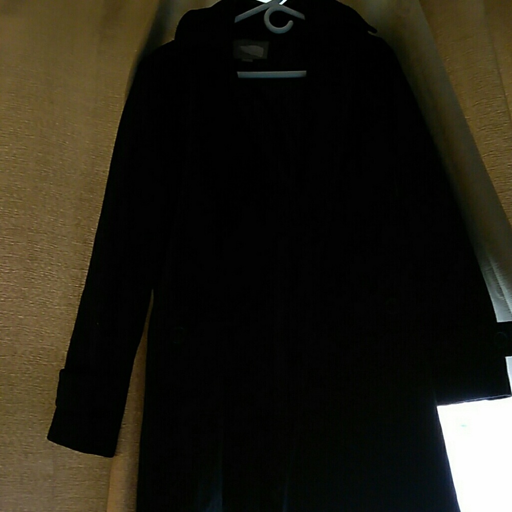 Black pea coat