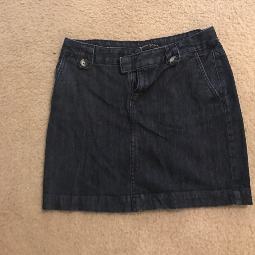 Banana Republic denim mini skirt
