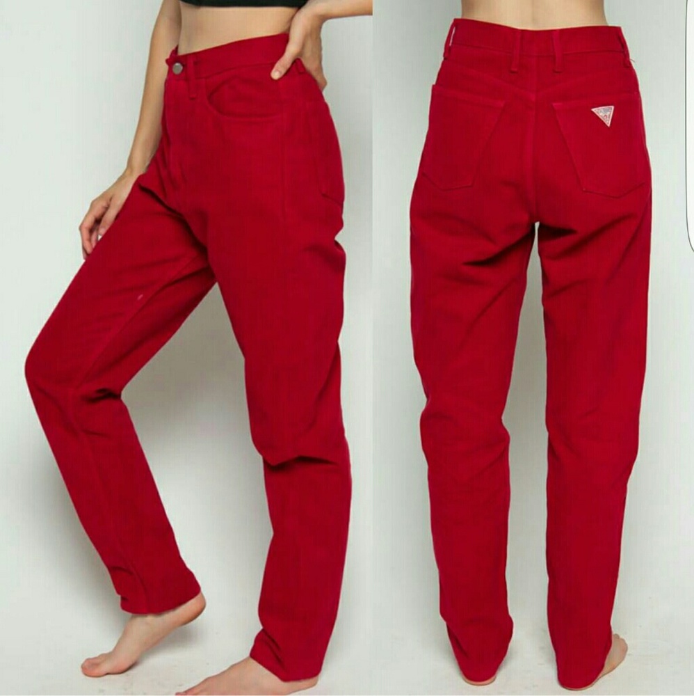 Vtg Guess Mom Jeans - Picture 2 of 6