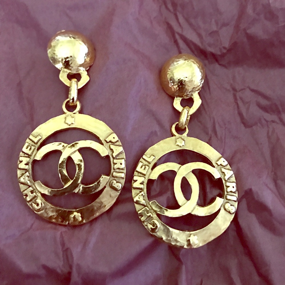 Antique Vintage Chanel earrings 100% Authentic
