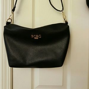 Bcbg Paris black leather crossbody