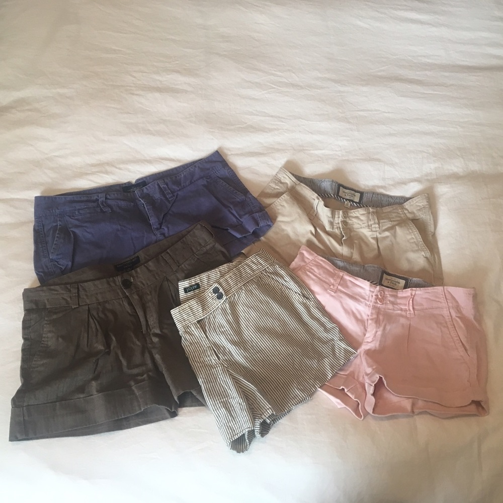 Shorts haul! J Crew, Banana Republic, A&F, AE