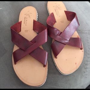 Leather sandals