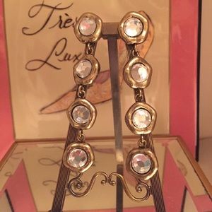 4-Tier Crystal Earrings💐