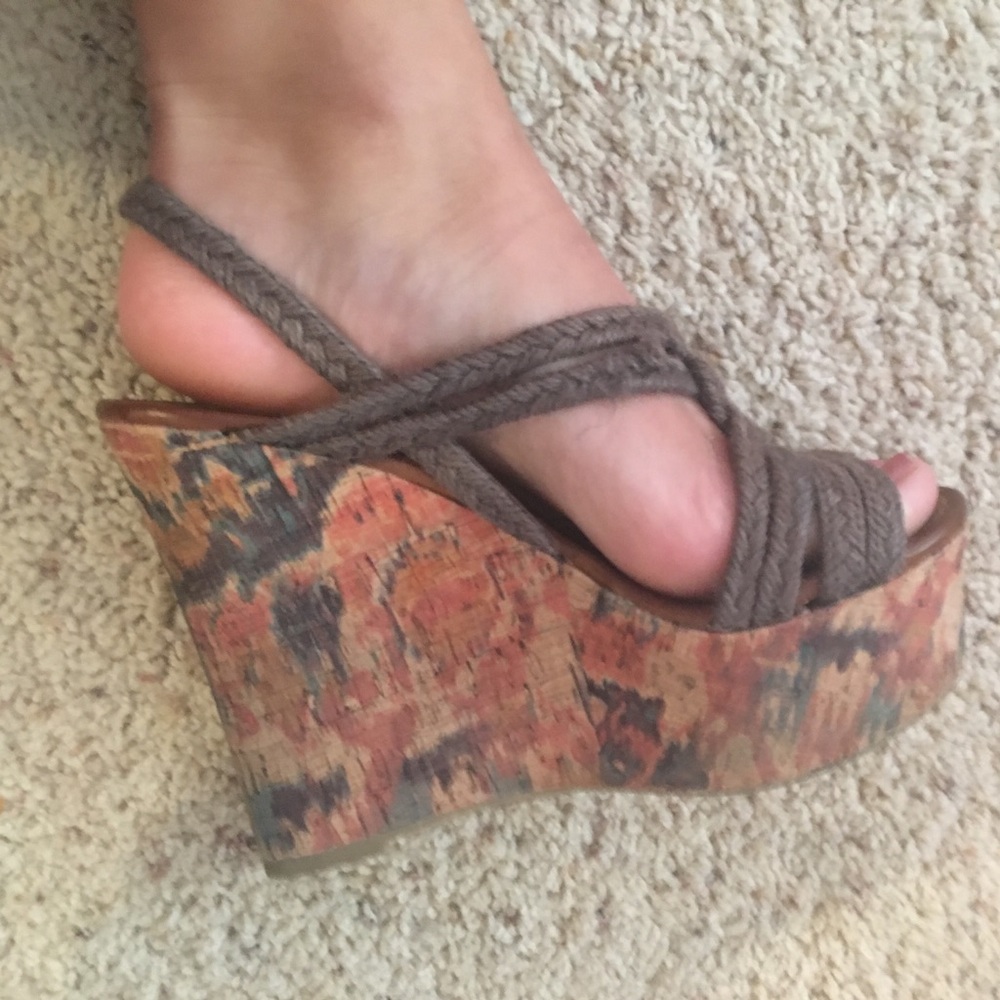 Journeys store cork wedges