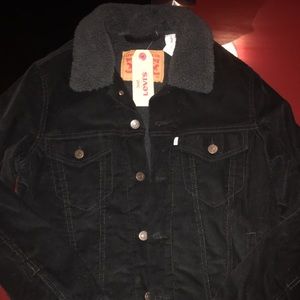 Levi's Sherpa corduroy jacket.