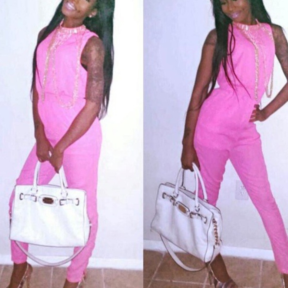 Pink Jumpsuit