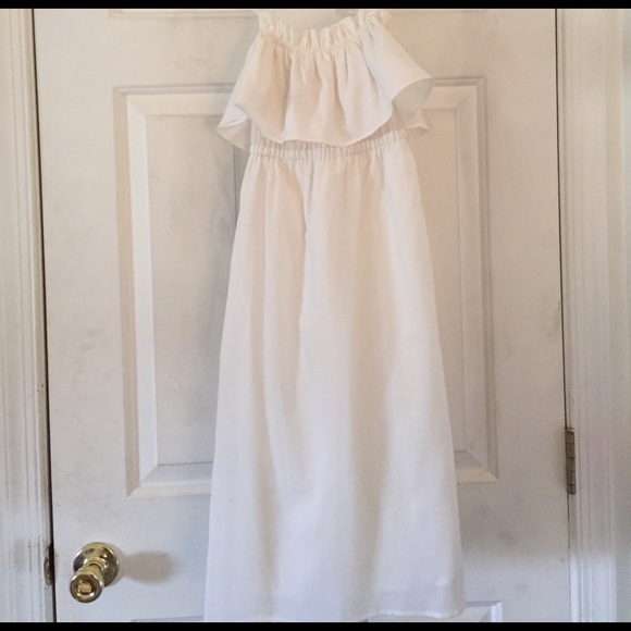 Tie back dress with ruffle top - Picture 1 of 4