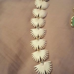 Vintage string over metal bracelet