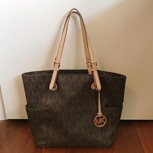 Michael Kors monogram tote bag