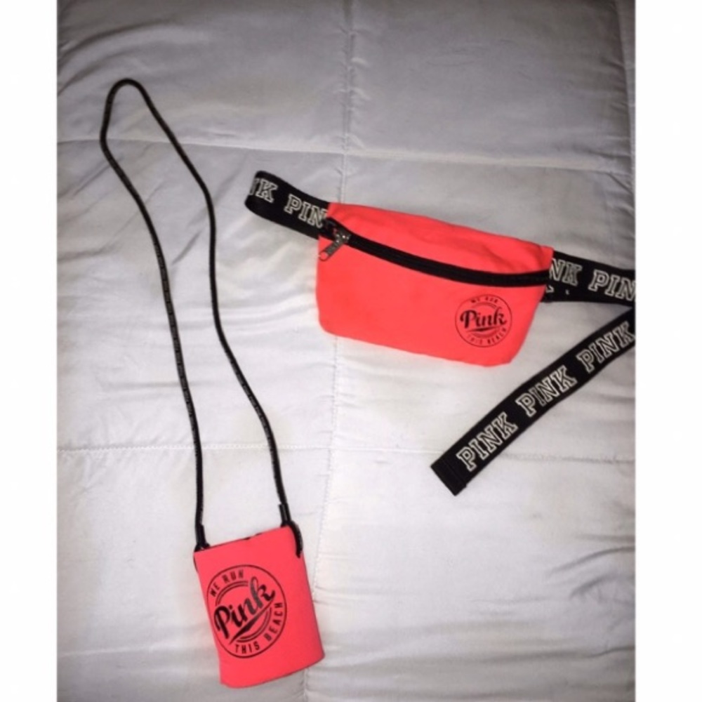 ✨VS Pink Fanny Pack + Loozie✨